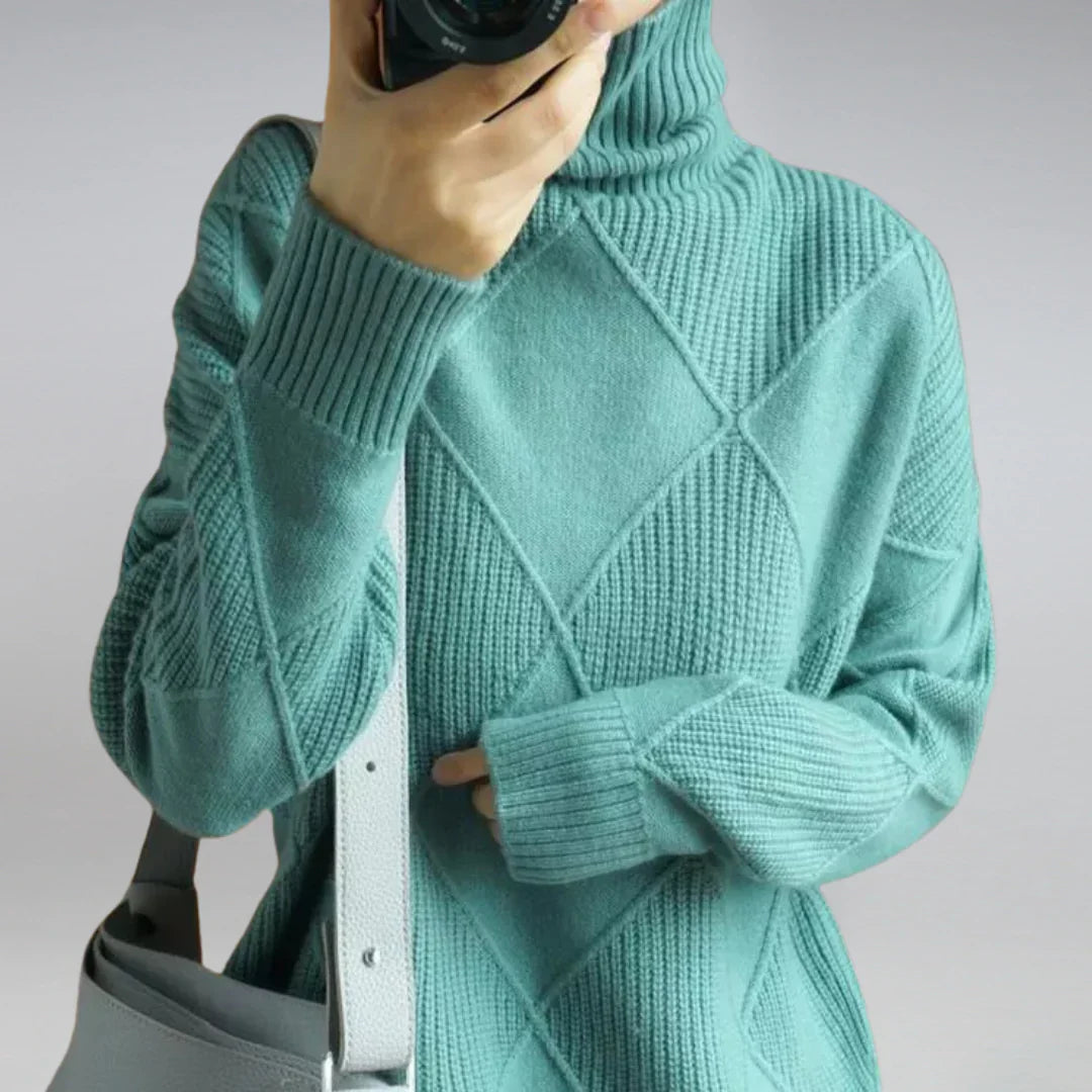Drune | Kaschmir Rollkragenpullover für Frauen - Winter
