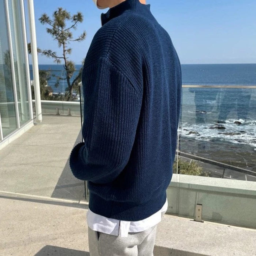 Drune | Pullover mit Halb-Zip