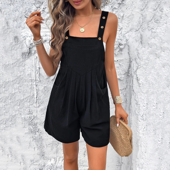 Drune | Hellblauer Denim Jumpsuit
