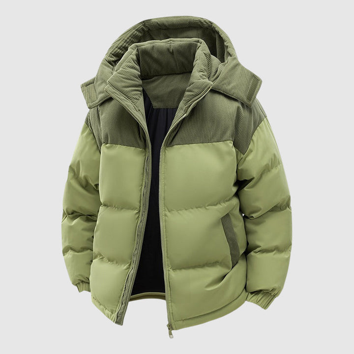Drune | Winter Zip-Up Puffer Herrenjacke