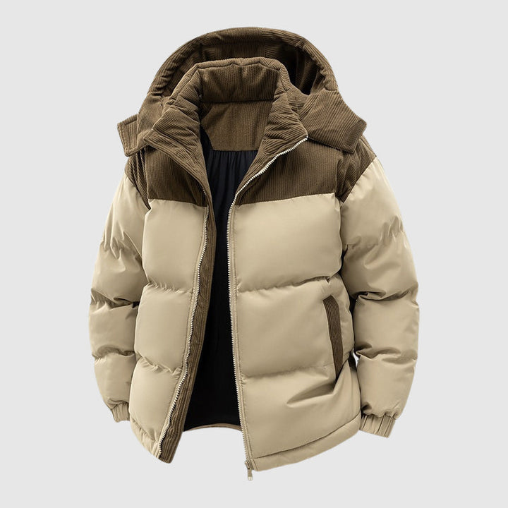 Drune | Winter Zip-Up Puffer Herrenjacke