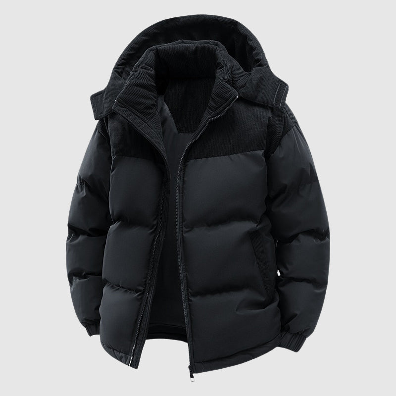 Drune | Winter Zip-Up Puffer Herrenjacke
