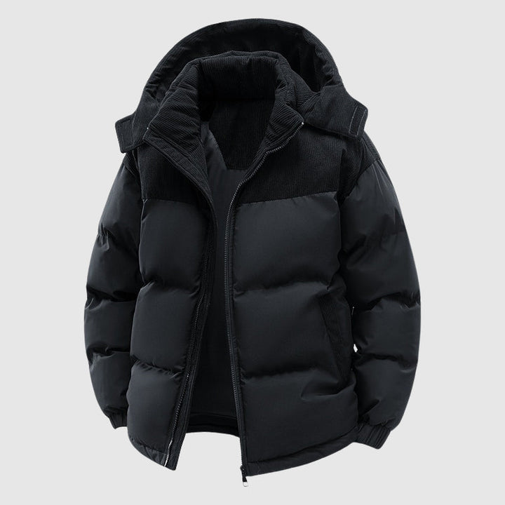 Drune | Winter Zip-Up Puffer Herrenjacke