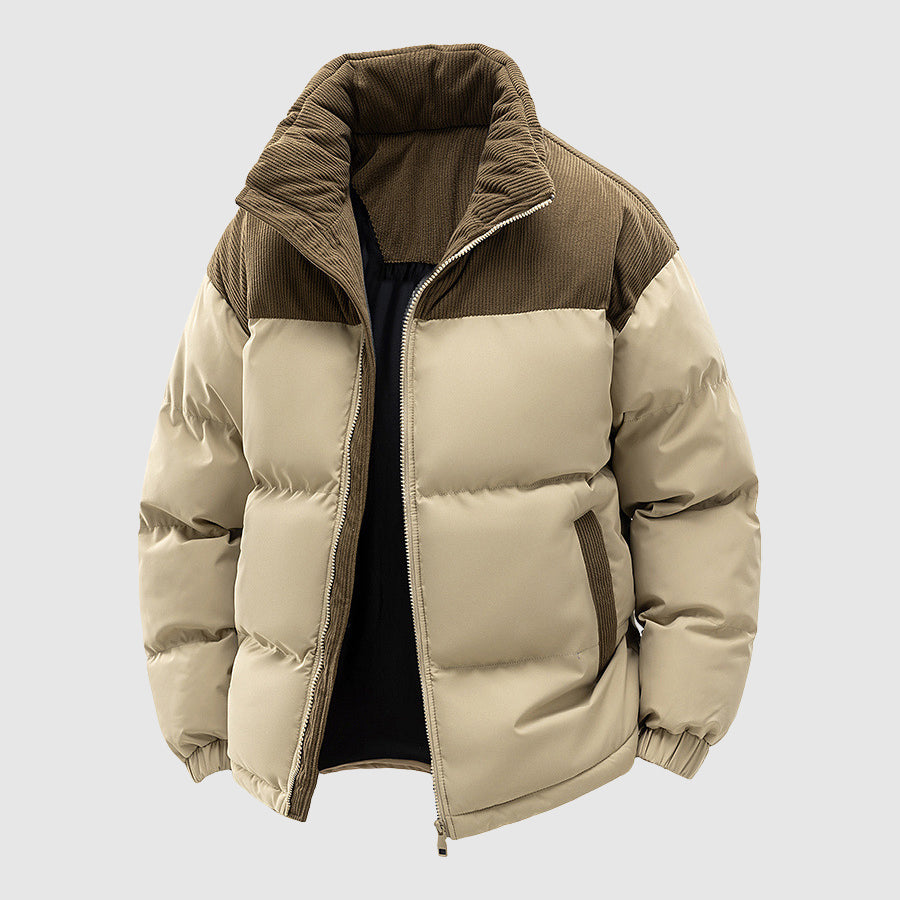 Drune | Winter Zip-Up Puffer Herrenjacke