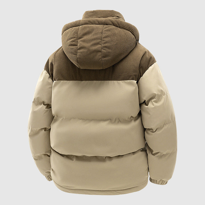 Drune | Winter Zip-Up Puffer Herrenjacke