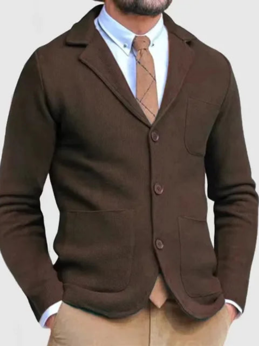 Drune | Casual Blazer Jacke für Männer - Maßgeschneiderter Schnitt