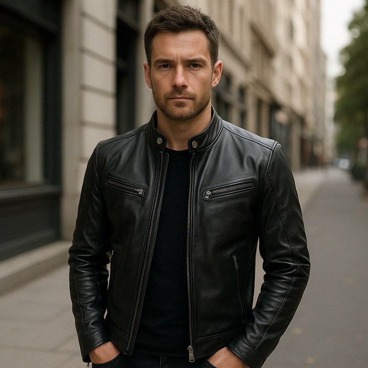 Drune | Lederjacke - Herrenmode