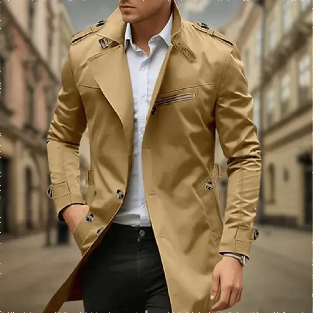 Drune | Wasserabweisender Trenchcoat Für Männer
