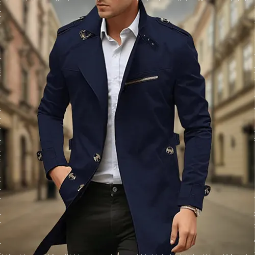 Drune | Wasserabweisender Trenchcoat Für Männer