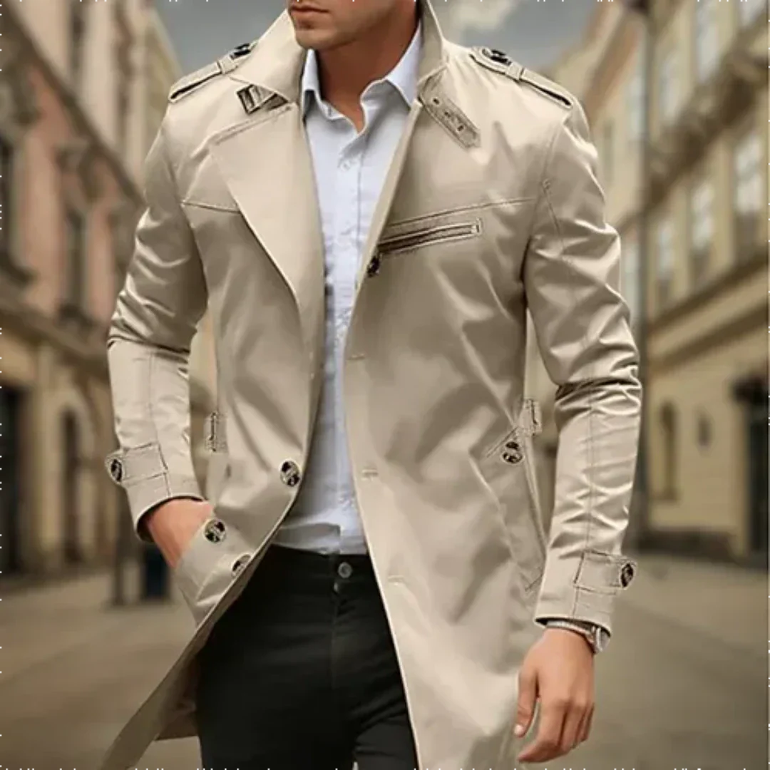 Drune | Wasserabweisender Trenchcoat Für Männer