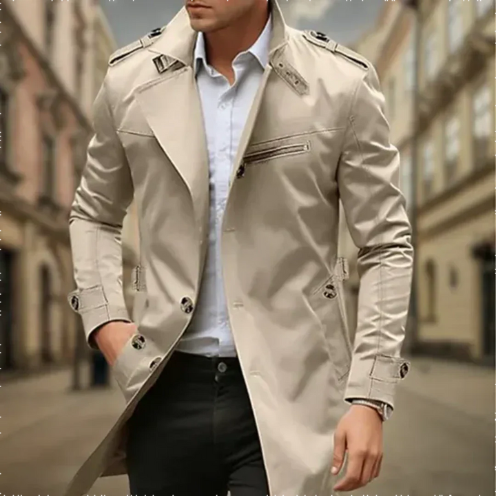 Drune | Wasserabweisender Trenchcoat Für Männer