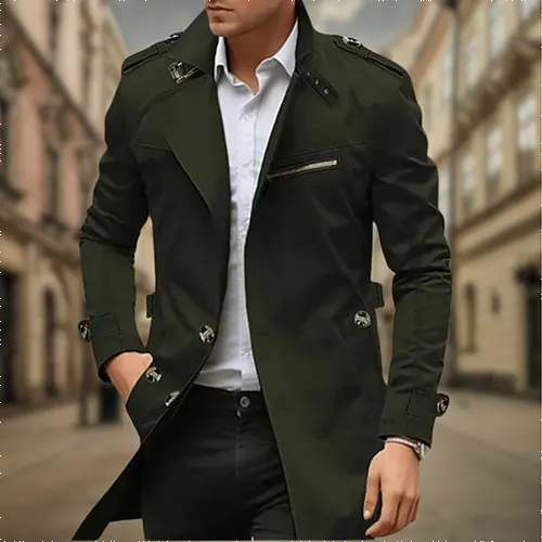 Drune | Wasserabweisender Trenchcoat Für Männer