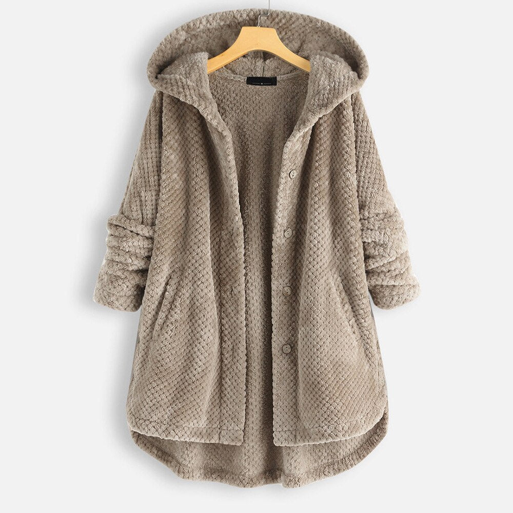Drune | Große Damenjacke mit Kapuze