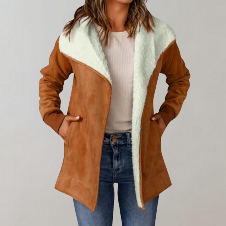 Drune | Damen Winterjacke mit Weichem Futter und Langen Ärmeln