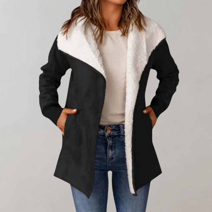 Drune | Damen Winterjacke mit Weichem Futter und Langen Ärmeln