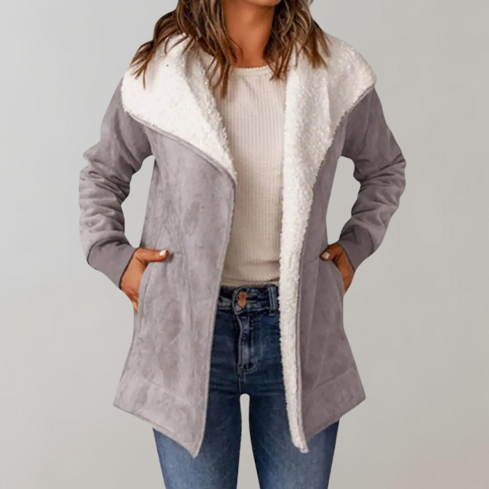 Drune | Damen Winterjacke mit Weichem Futter und Langen Ärmeln