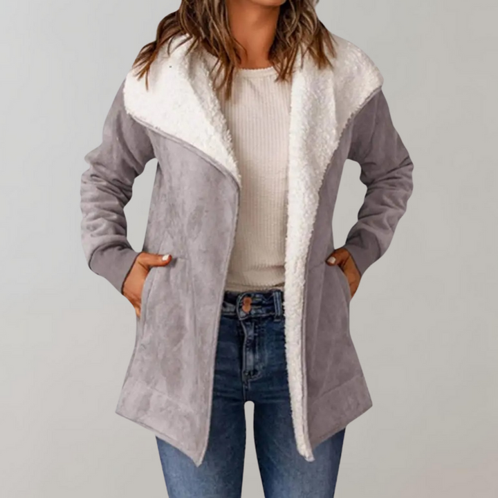 Drune | Damen Winterjacke mit Weichem Futter und Langen Ärmeln