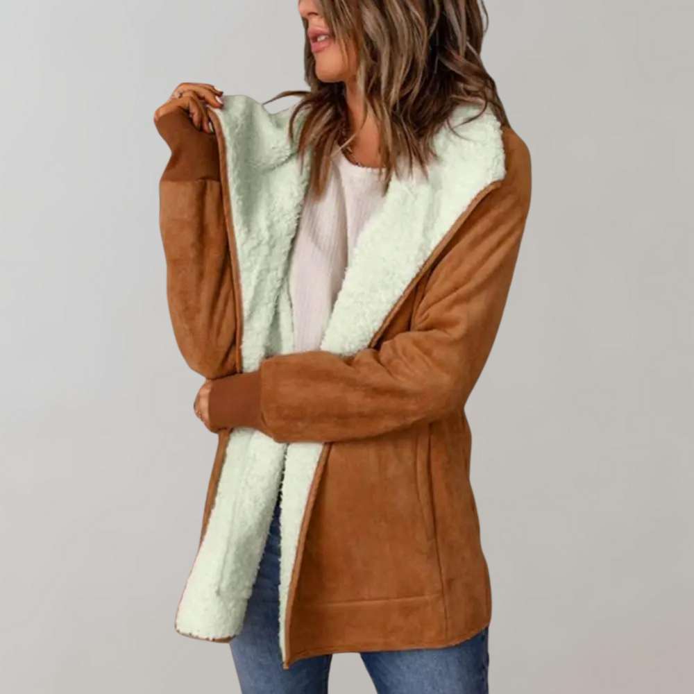 Drune | Damen Winterjacke mit Weichem Futter und Langen Ärmeln