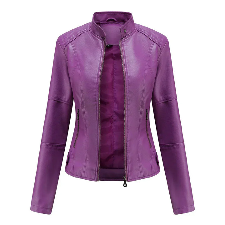 Drune | Lederjacke für Frauen mit Mao
