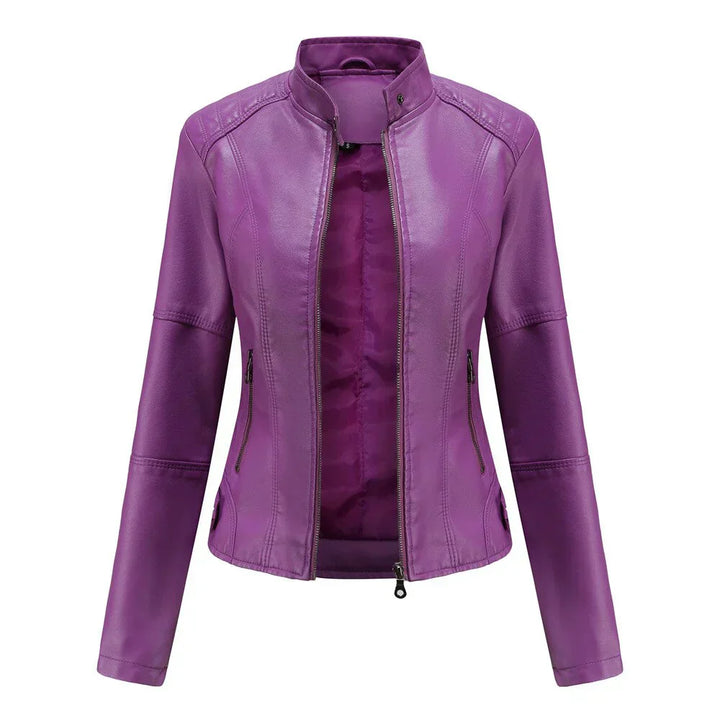 Drune | Lederjacke für Frauen mit Mao
