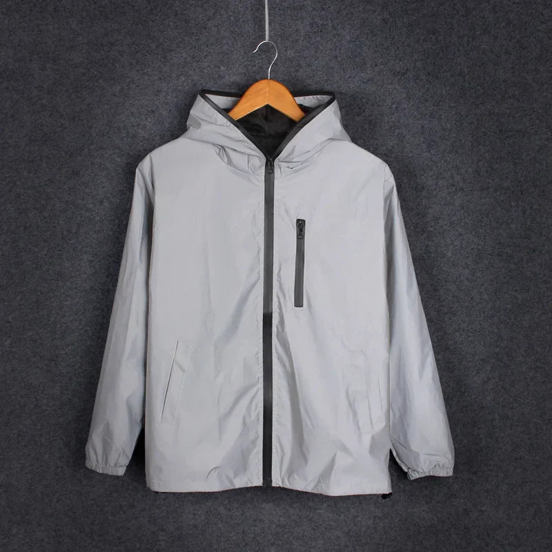Drune | Reflektierende Windjacke mit Kapuze