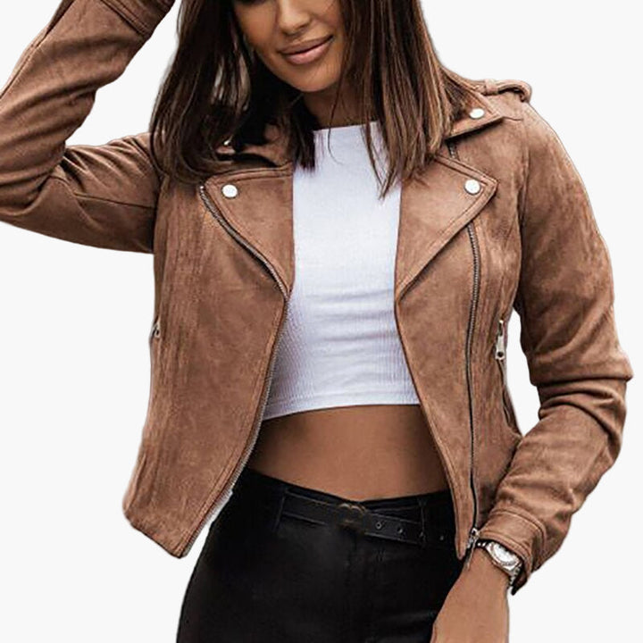 Drune | Bikerjacke - Modischer Kurzmantel für Alltag und Freizeit