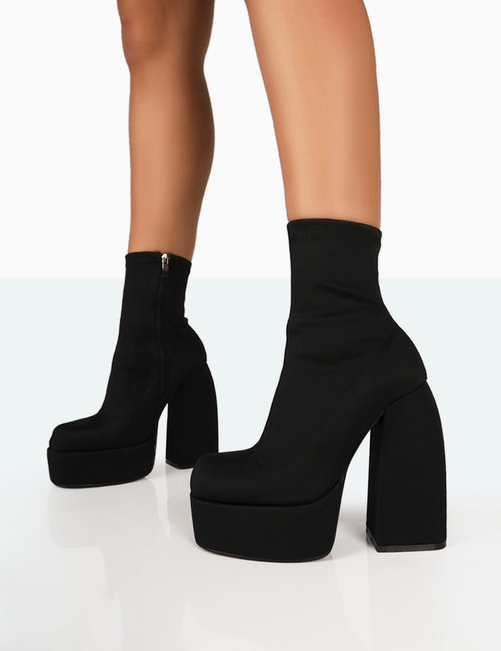 Drune | schwarze nylon-stiefeletten