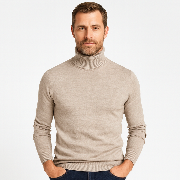 Drune | Modehaus - Gerippter Rollkragenpullover für Herren