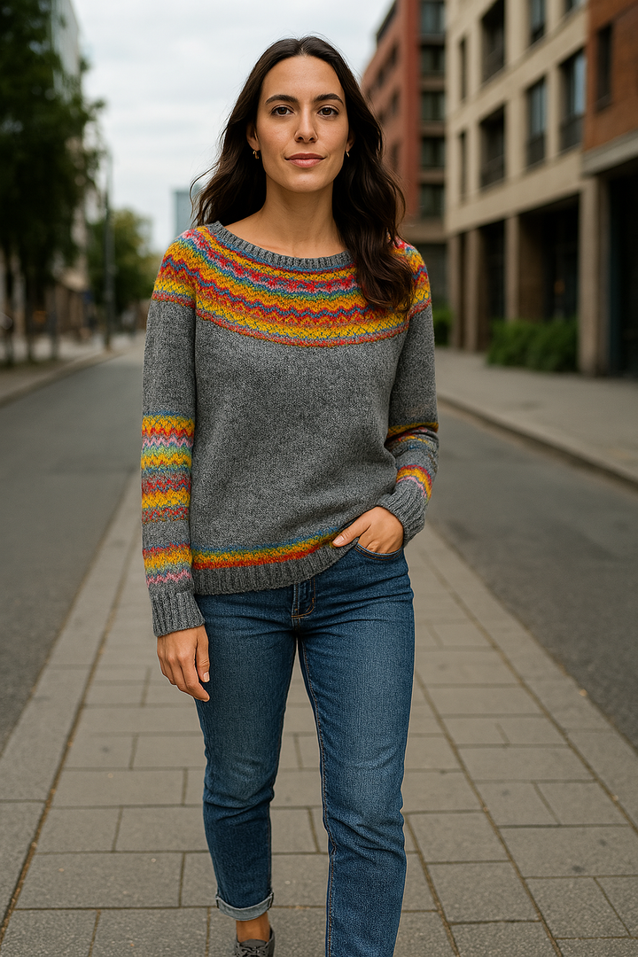 Drune | Warmer Retro - Winterpullover für frauen