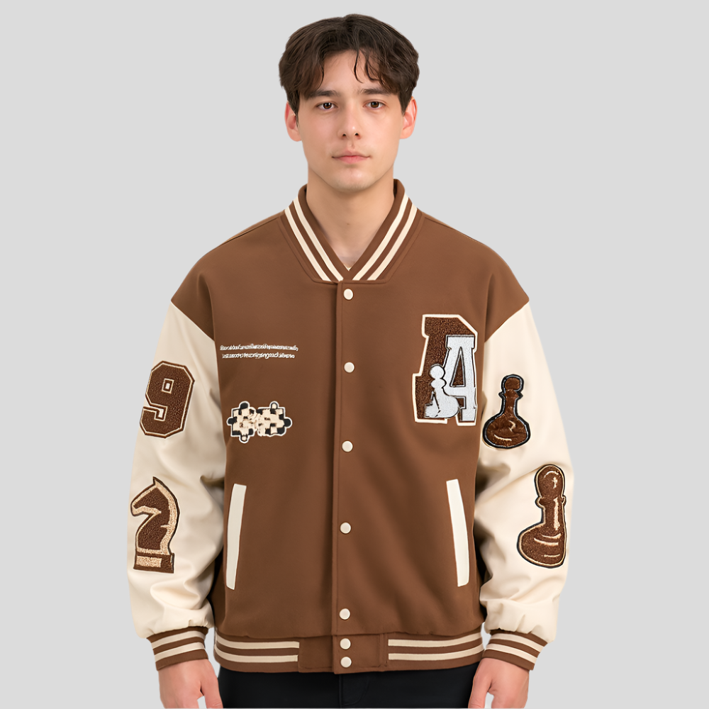 Drune | Vintage-Jacke mit gestickten Aufnähern - Sam