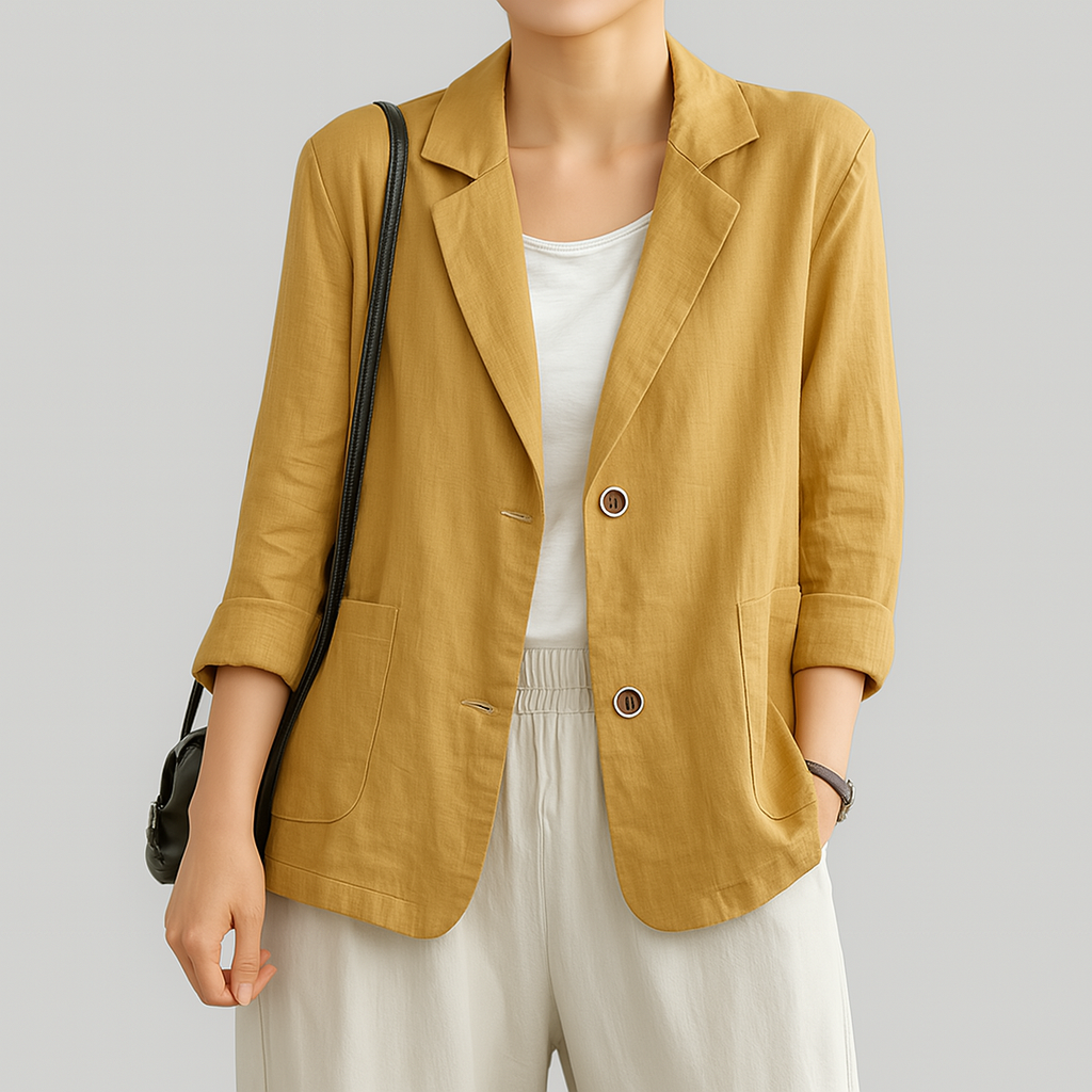Drune | Relaxed Fit Blazer Aus Natürlichen Fasern