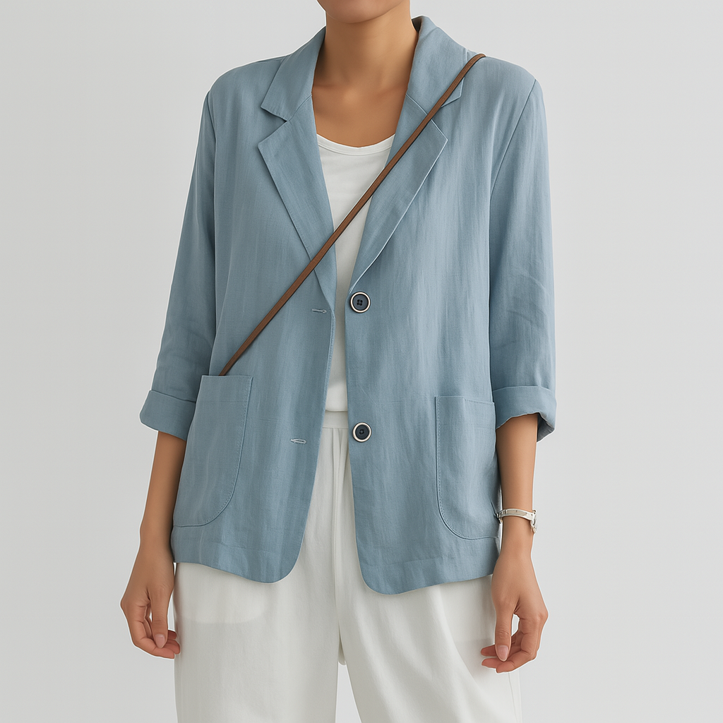 Drune | Relaxed Fit Blazer Aus Natürlichen Fasern