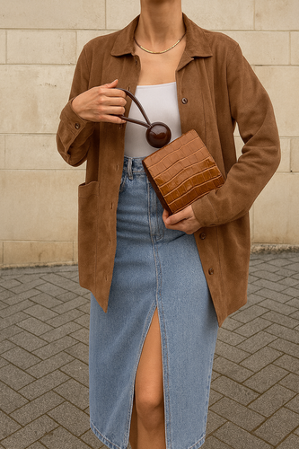 Drune | Braune Vintage Jacke