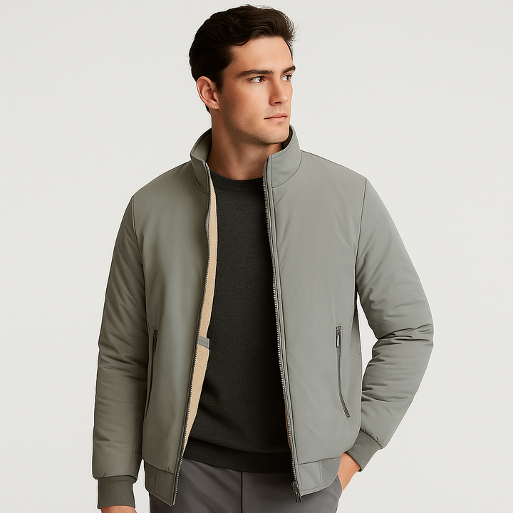 Drune | Herren Fleece Innenjacke mit Reißverschluss