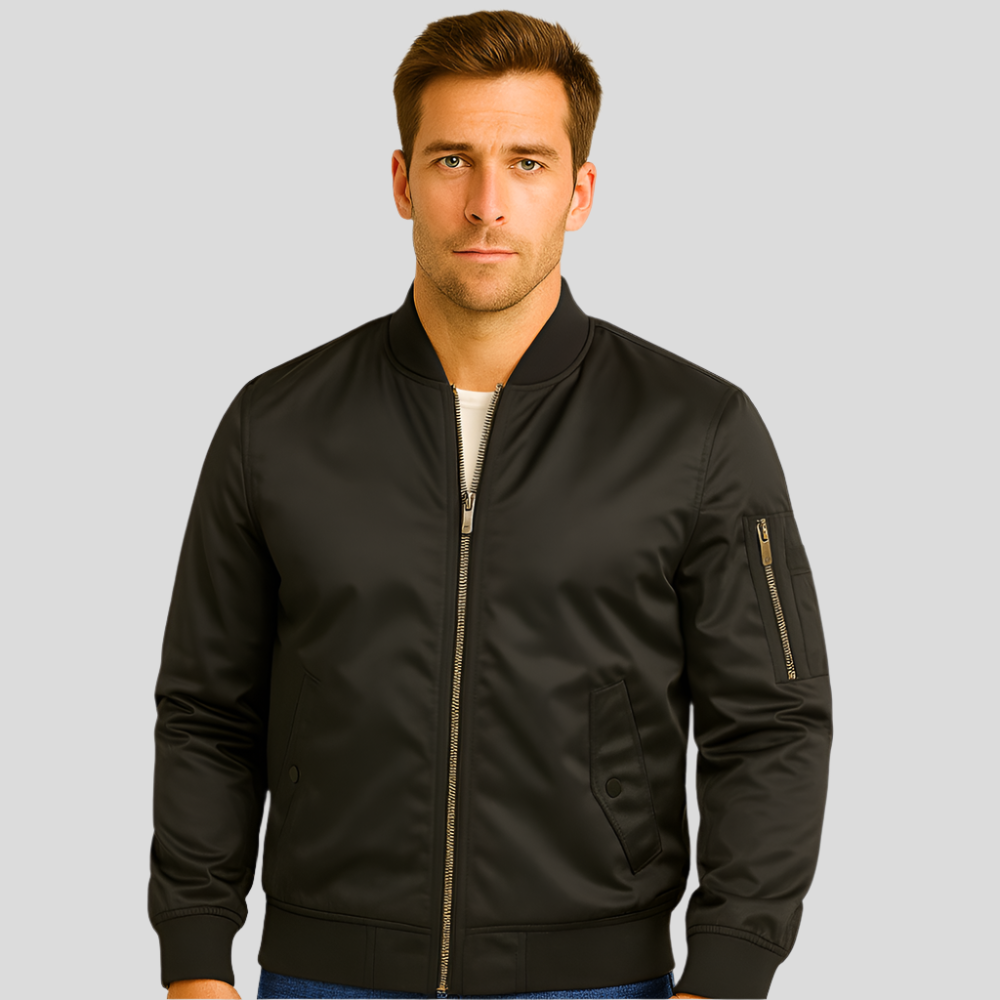 Drune | Bomberjacke mit Metallreißverschlüssen - Timothy