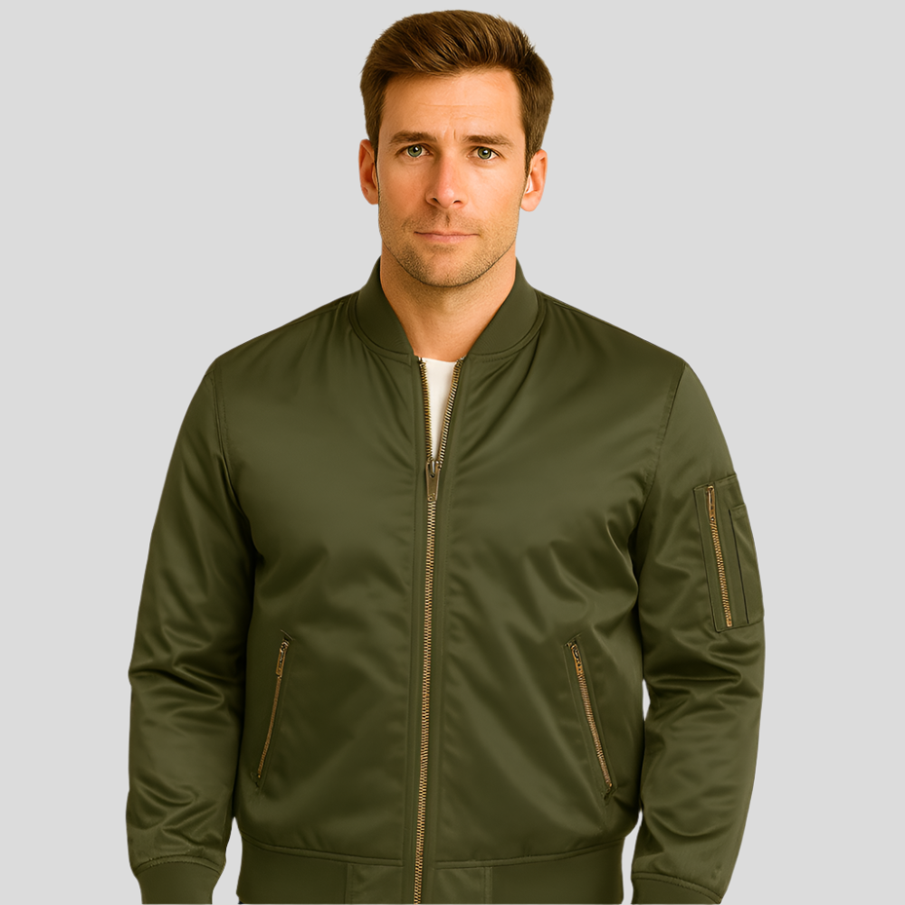Drune | Bomberjacke mit Metallreißverschlüssen - Timothy