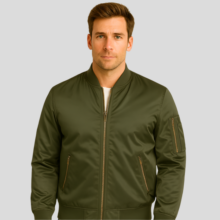 Drune | Bomberjacke mit Metallreißverschlüssen - Timothy