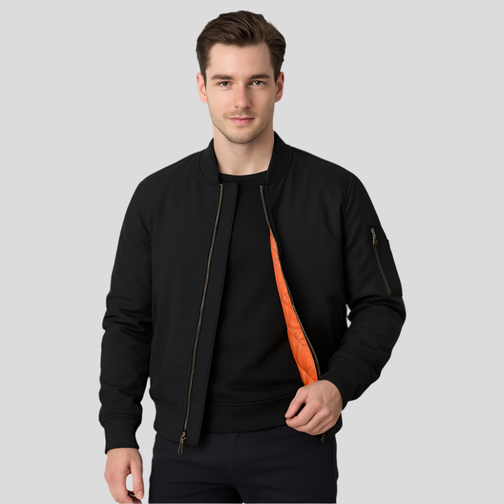 Drune | Herren Bomberjack mit Innenfutter