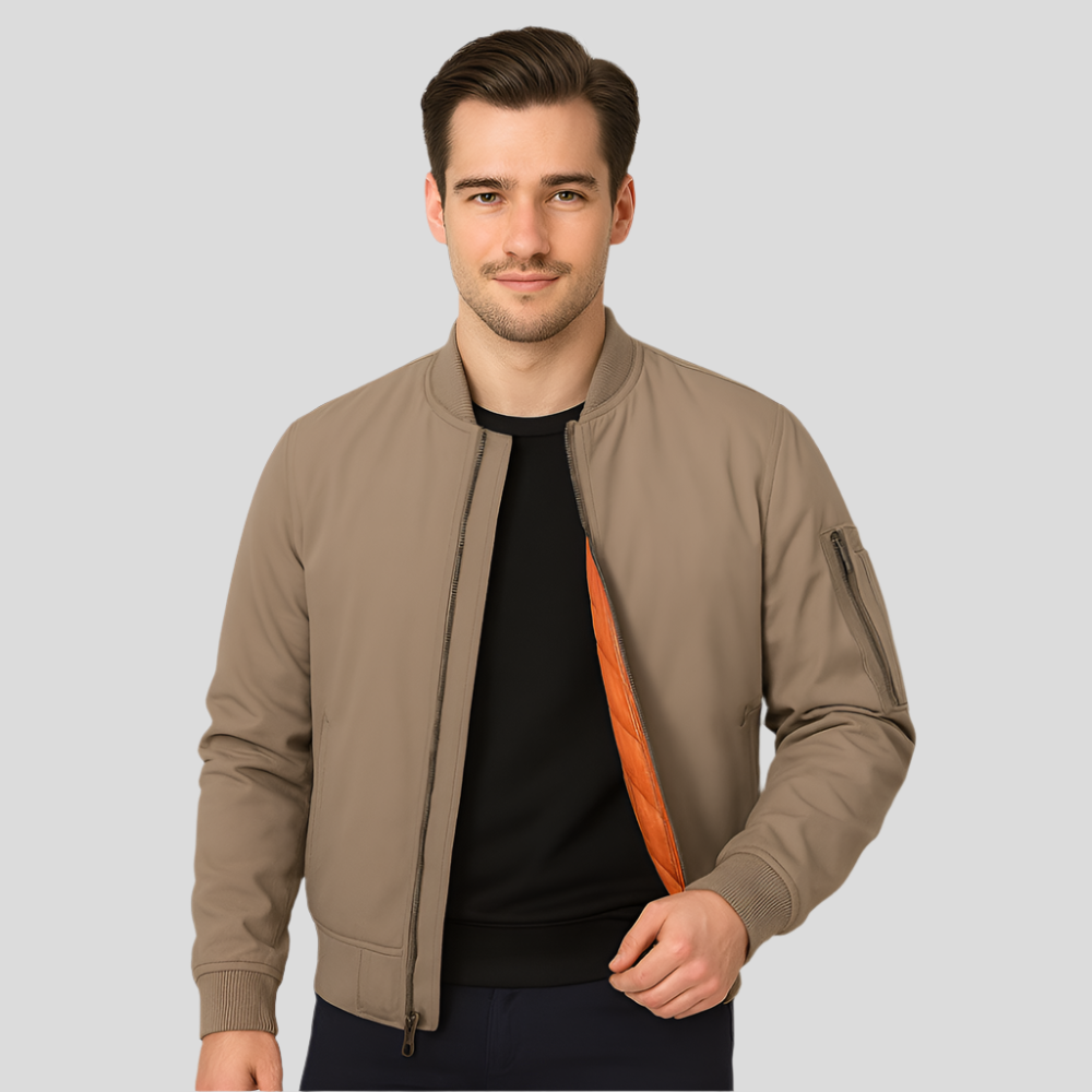 Drune | Herren Bomberjack mit Innenfutter