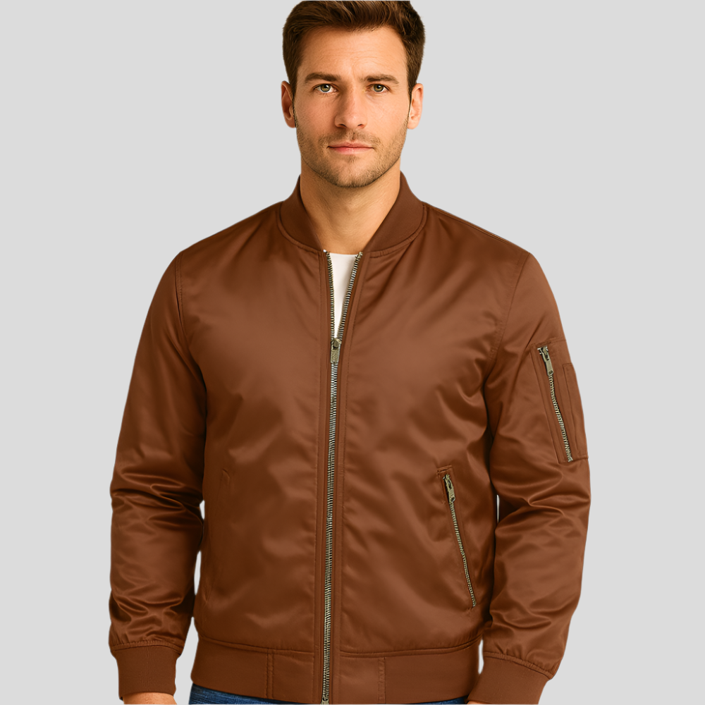Drune | Bomberjacke mit Metallreißverschlüssen - Timothy
