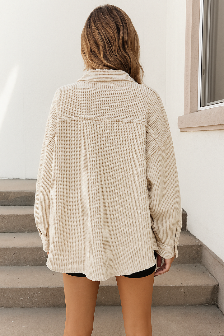 Drune | Bequemer Knopf Down Cardigan