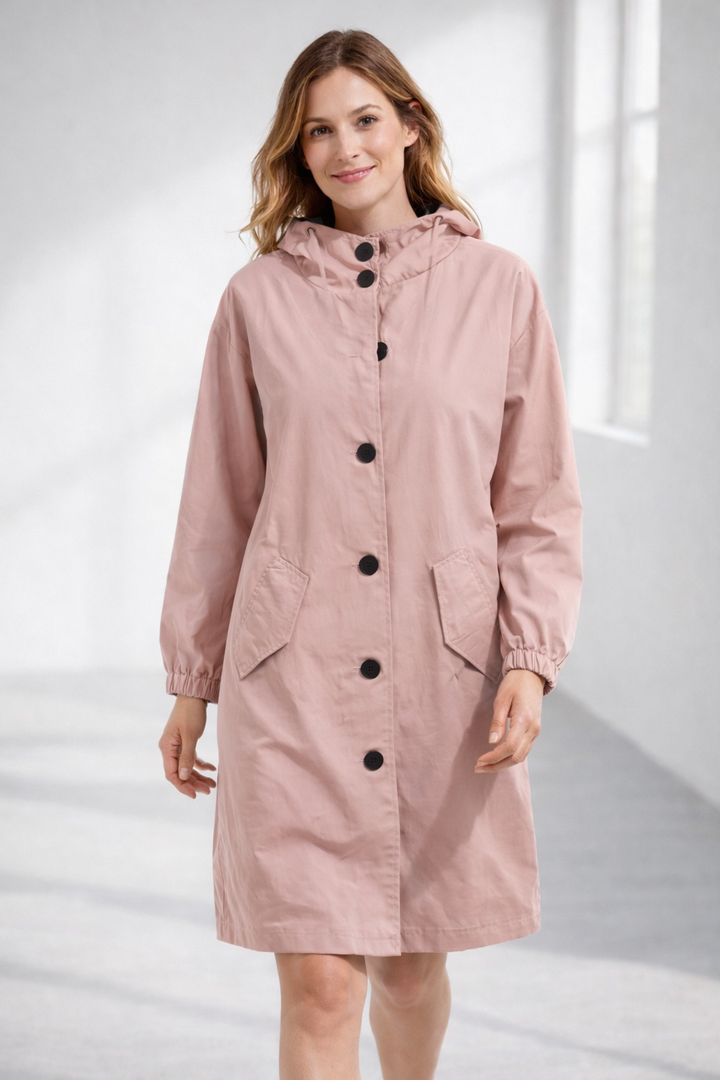 Drune | Damen Langjacke mit Kapuze