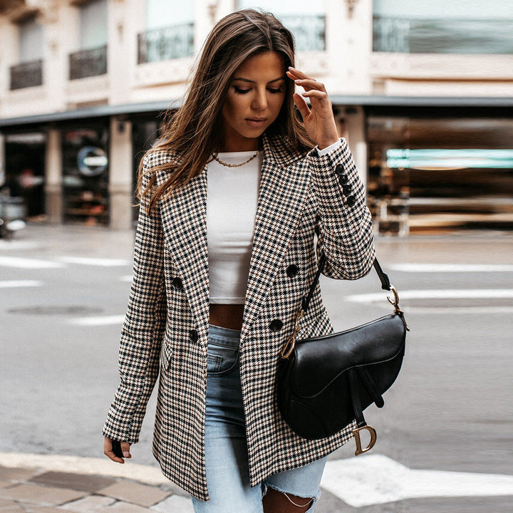Drune | Blazer mit Langen Ärmeln und Knopf