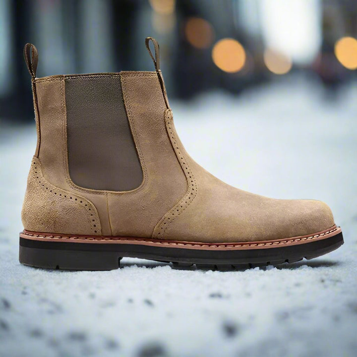 Drune | Stiefel Chelsea Wildleder Elastische Einsätze Bequeme Slip Ons