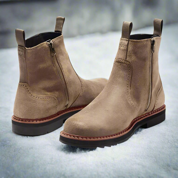 Drune | Stiefel Chelsea Wildleder Elastische Einsätze Bequeme Slip Ons