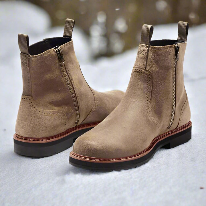 Drune | Chelsea Boots Wildleder Bequeme Passform Langlebige Gummisohle