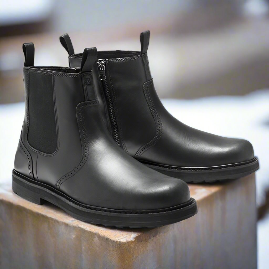 Drune | Stiefel Chelsea Wildleder Elastische Einsätze Bequeme Slip Ons