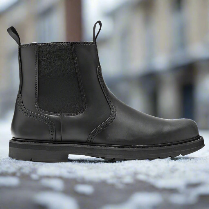 Drune | Chelsea Boots Wildleder Bequeme Passform Langlebige Gummisohle