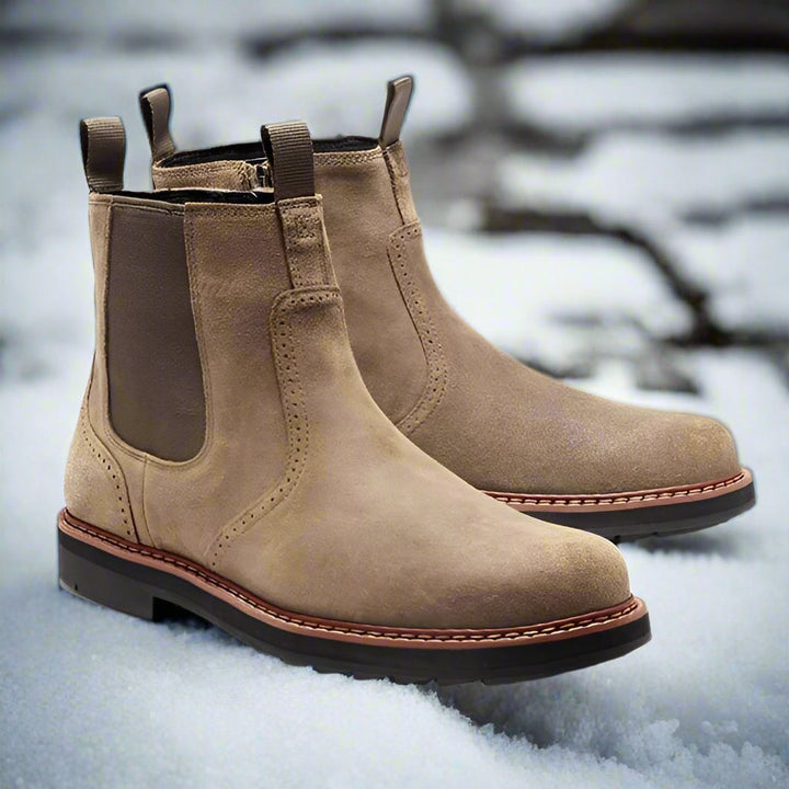 Drune | Stiefel Chelsea Wildleder Elastische Einsätze Bequeme Slip Ons
