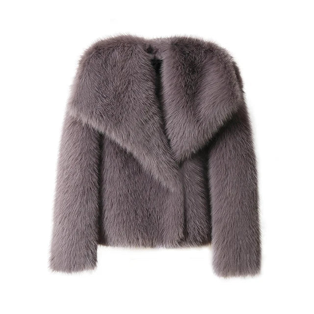 Drune | Kunstpelzjacke - Luxe Textur - Schick und Warm